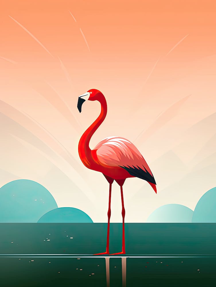 Timeless Flamingo Serenade