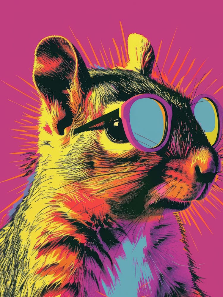 Squirrel In Sunglasses