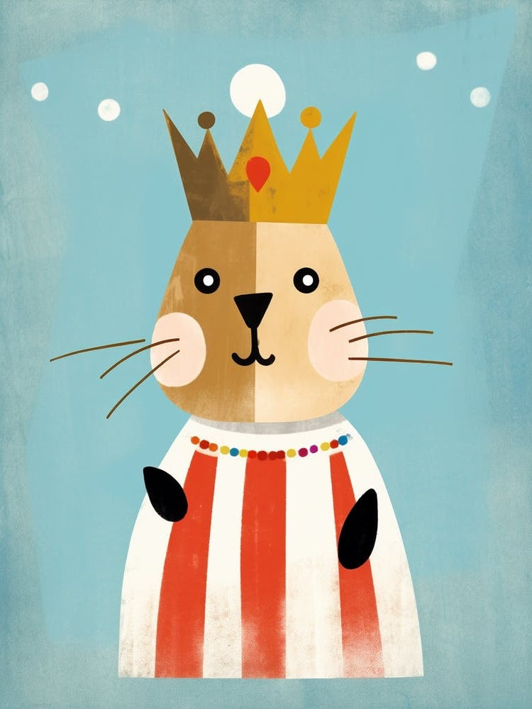 Little Chipmunk 1 Wearing A Crown