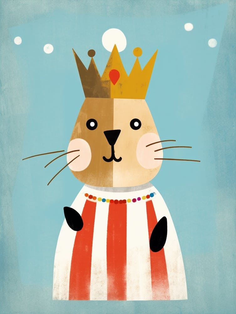 Little Chipmunk 1 Wearing A Crown