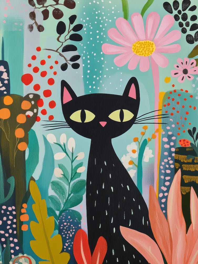 Cat In The Garden 7