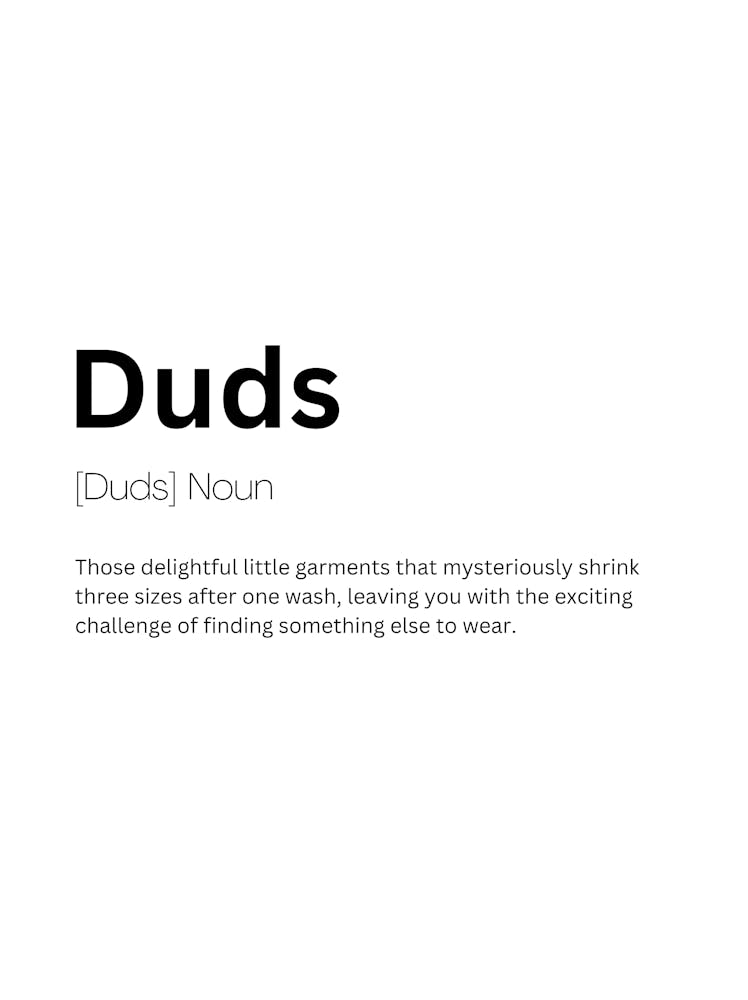 Duds - Définition