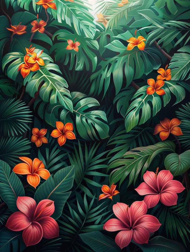 Tropical Jungle Background 1