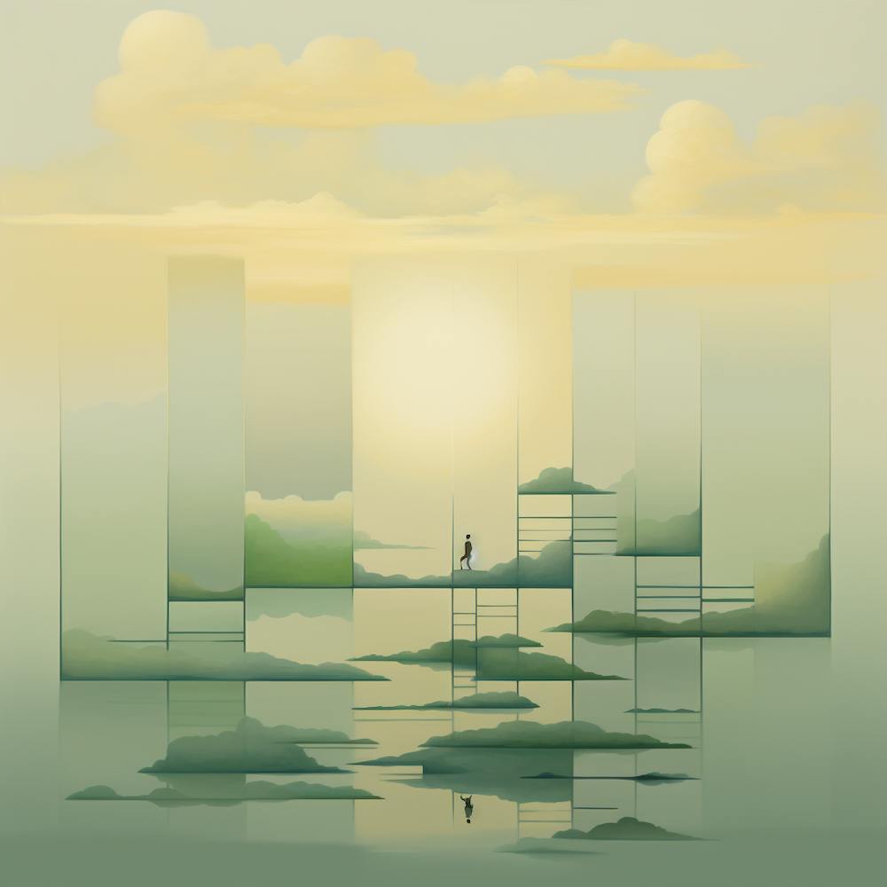 Abstract Landscape Painting