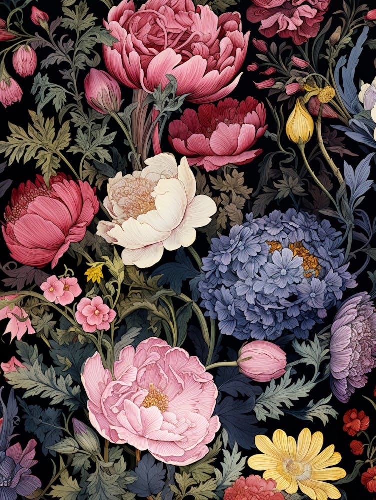 Papier Peint Floral 361
