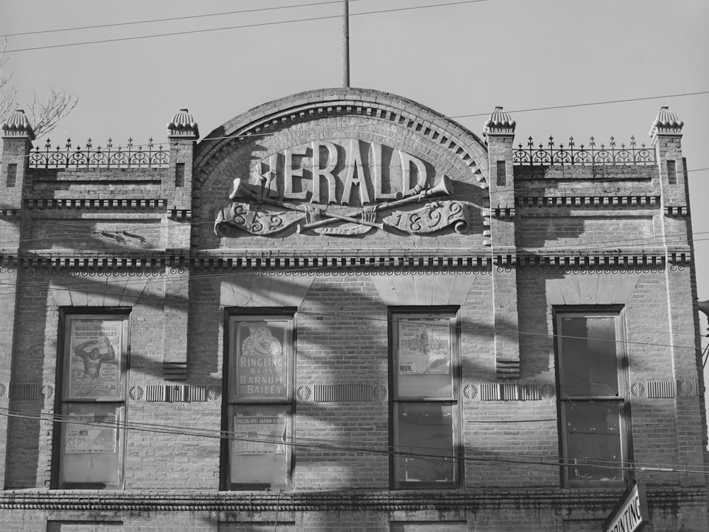 Detail Of Building, Auburn, California By Russell Lee