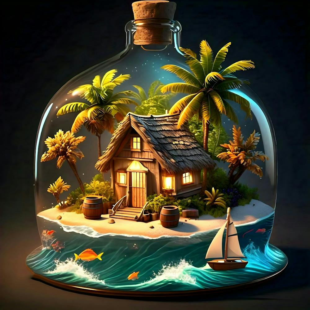 House Under A Glass Dome