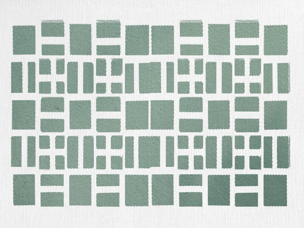 Sage Green Abstract Pattern
