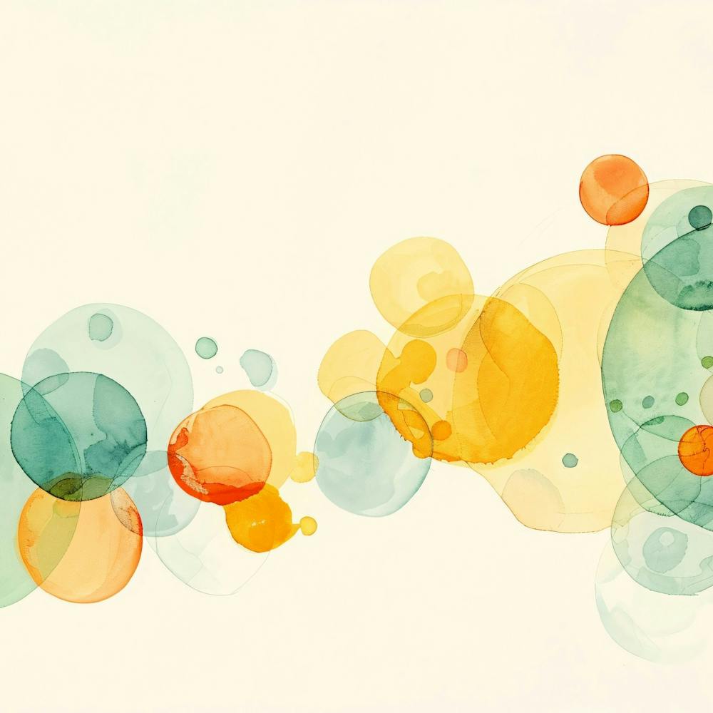 Watercolor Bubbles 1