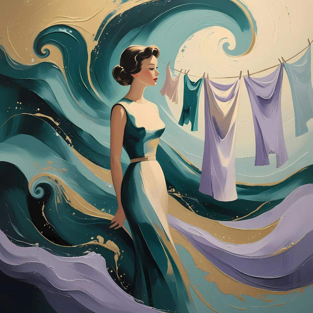 Laundry - Woman In A Dress
