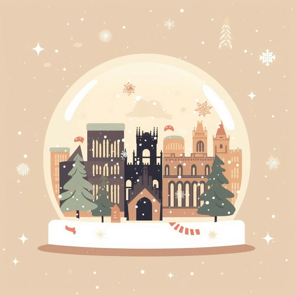 York United Kingdom 1 Snowglobe