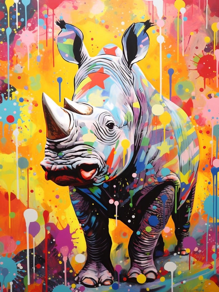 Paint Splash Dotty Rhino 5