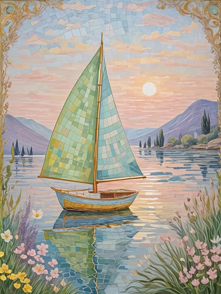 Sailboat On The Lake no1