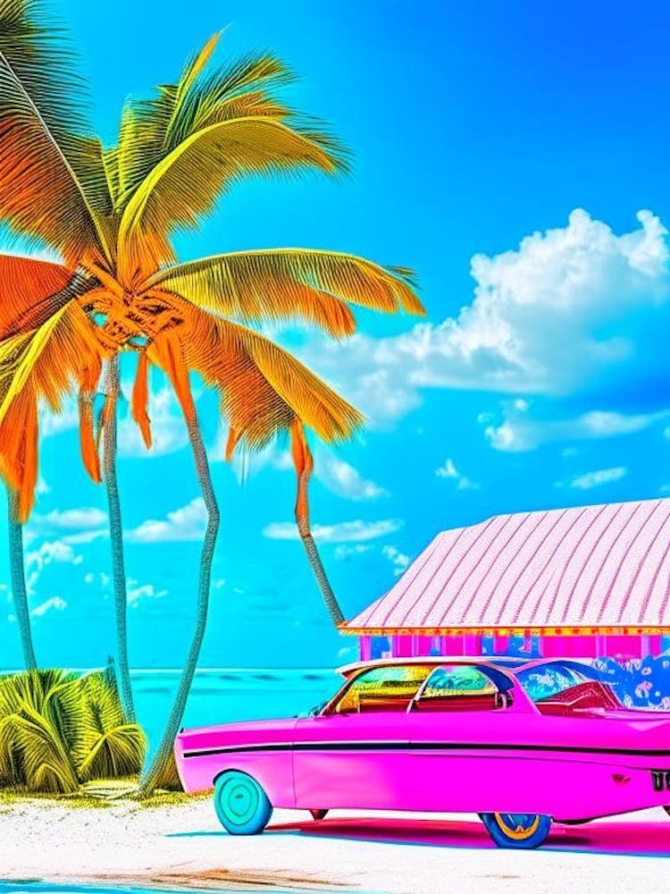 Grand Bahama Island Bahamas Pop Art Photography Tropical Destination
