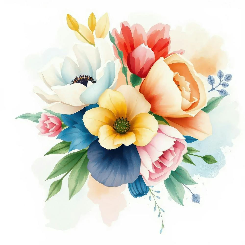 Watercolor Flowers 29