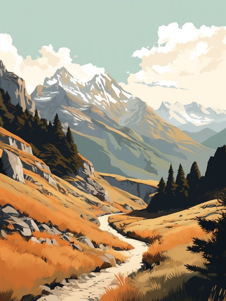 Greenstone And Caples Tracks New Zealand 2 Hiking Trail Landscape