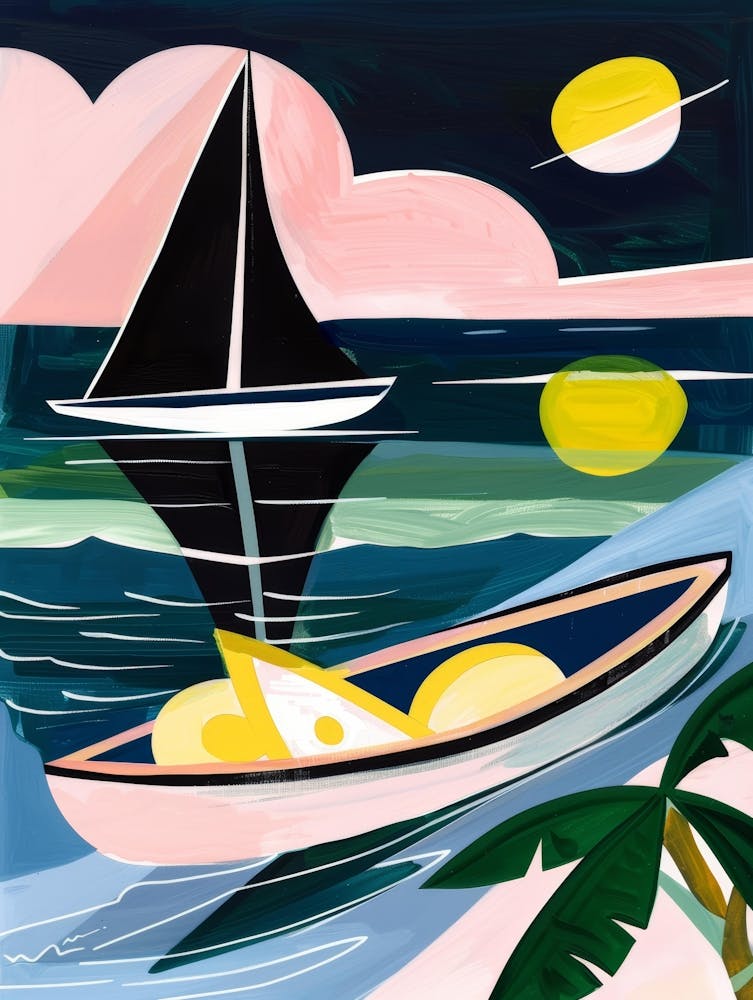 Sailboat On The Beach 4