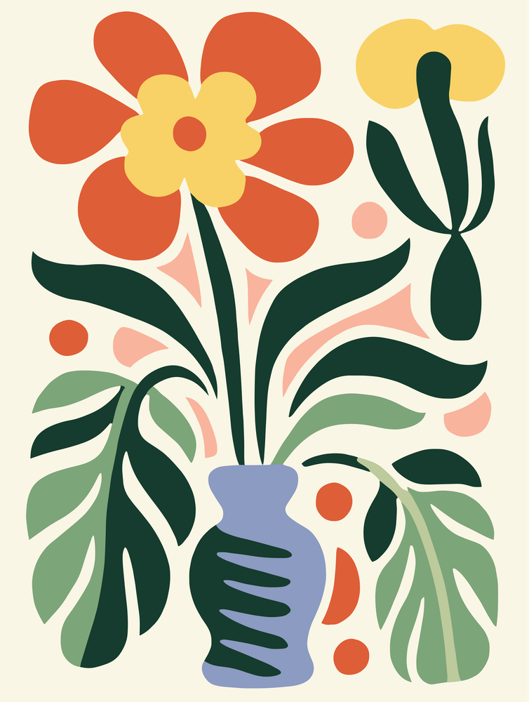 Flower Arrangement In A Vase