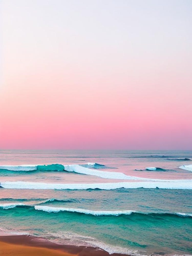 Mirissa Beach, Sri Lanka Pink Photography 1