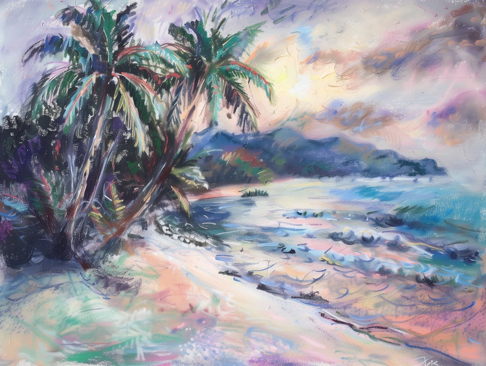 Sunset At The Beach 1