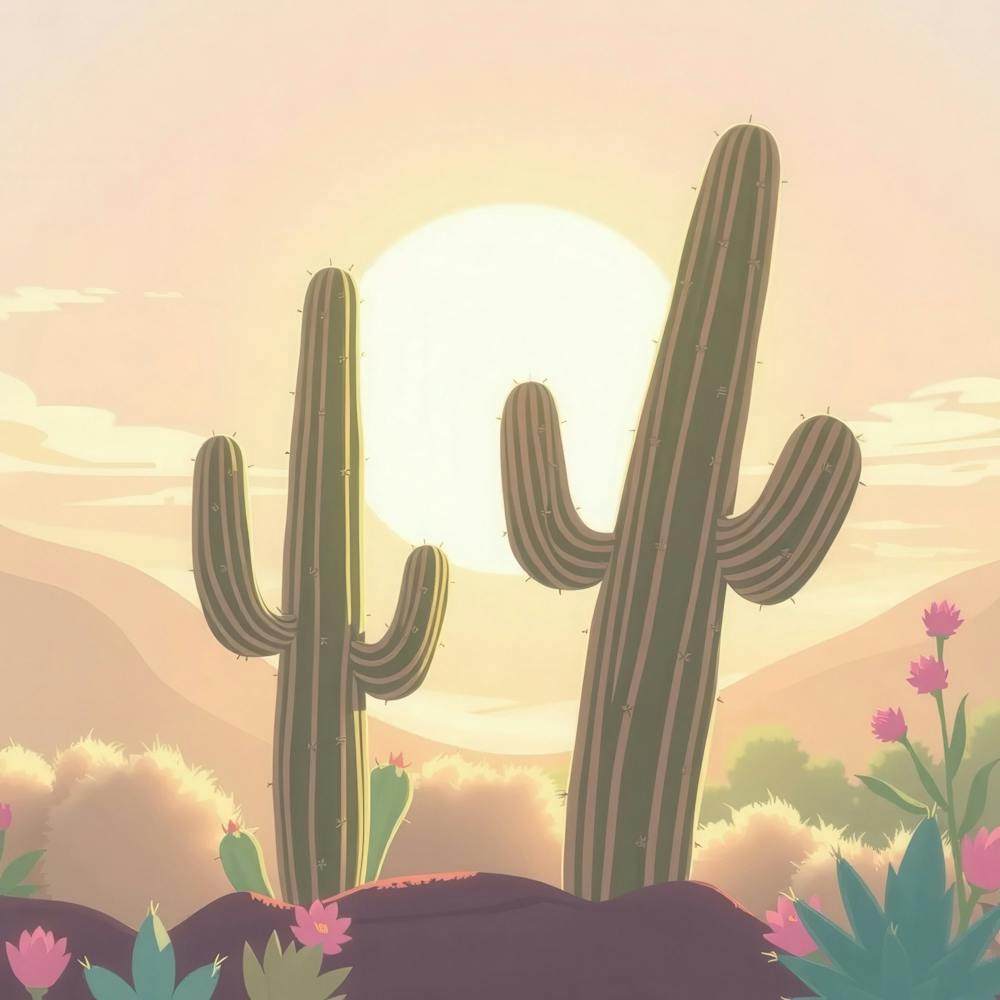 Cactus In The Desert 8