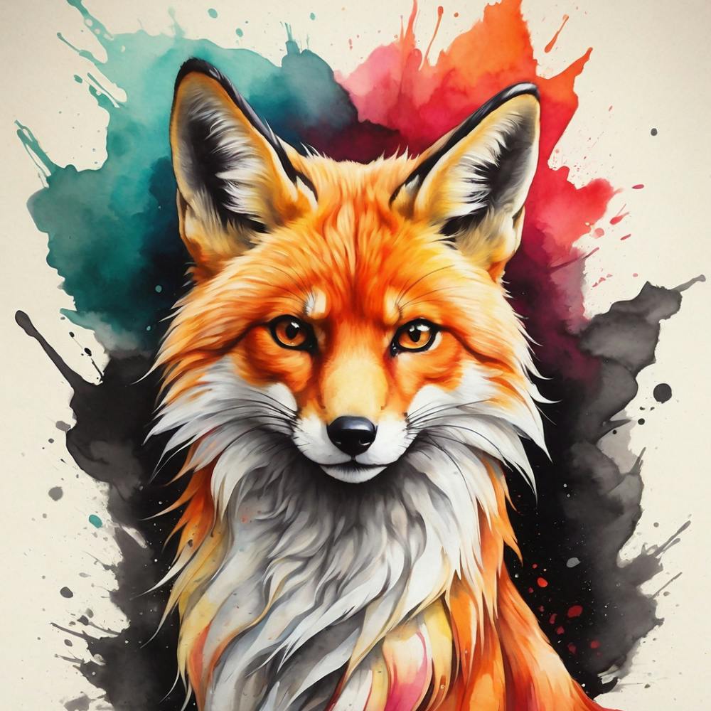 Fox Painting