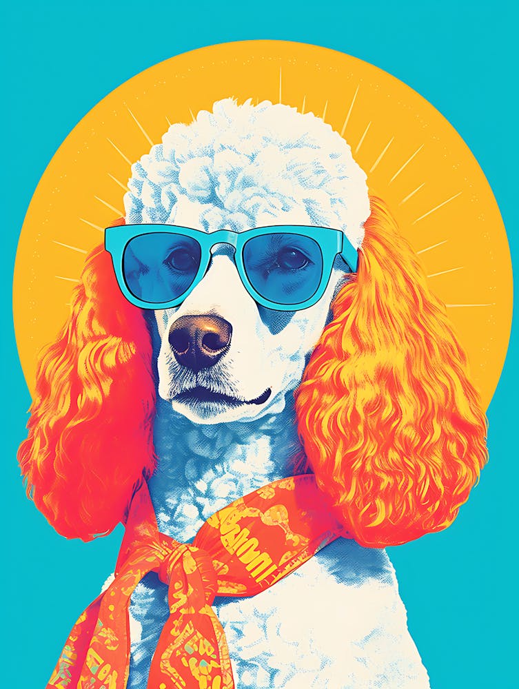 Poodle In Sunglasses 3