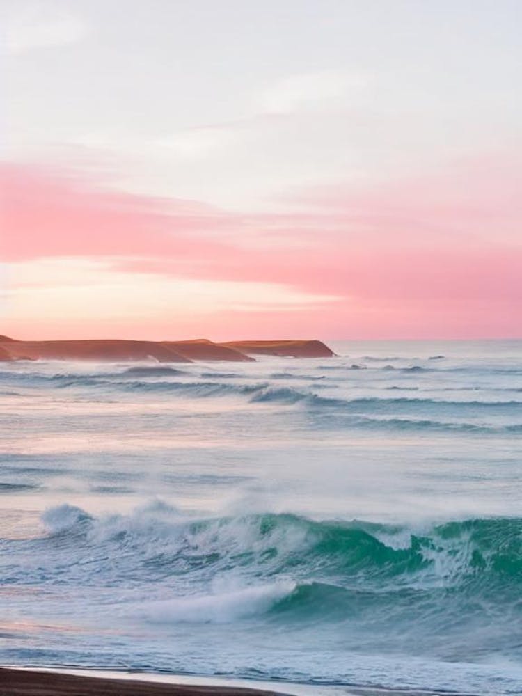 Crantock Beach, Cornwall Pink Photography 1