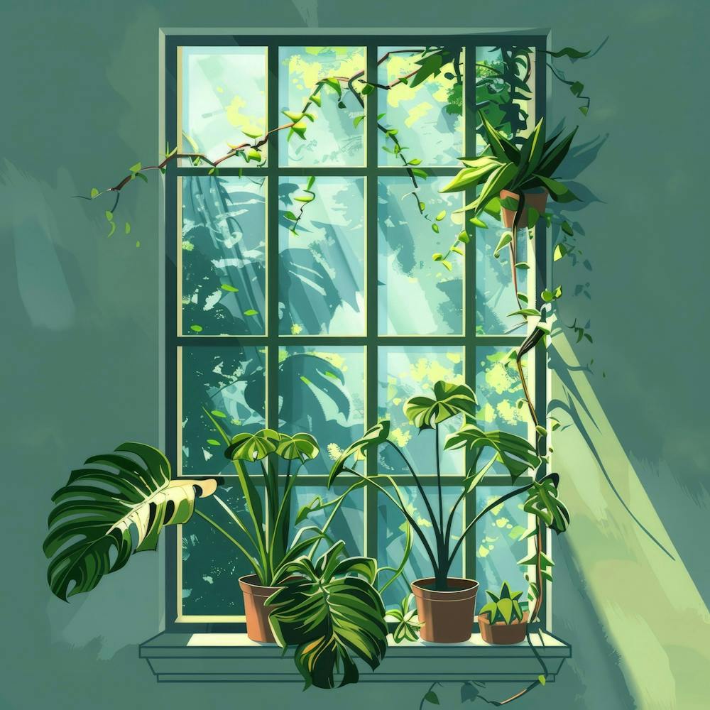 Plants In The Window