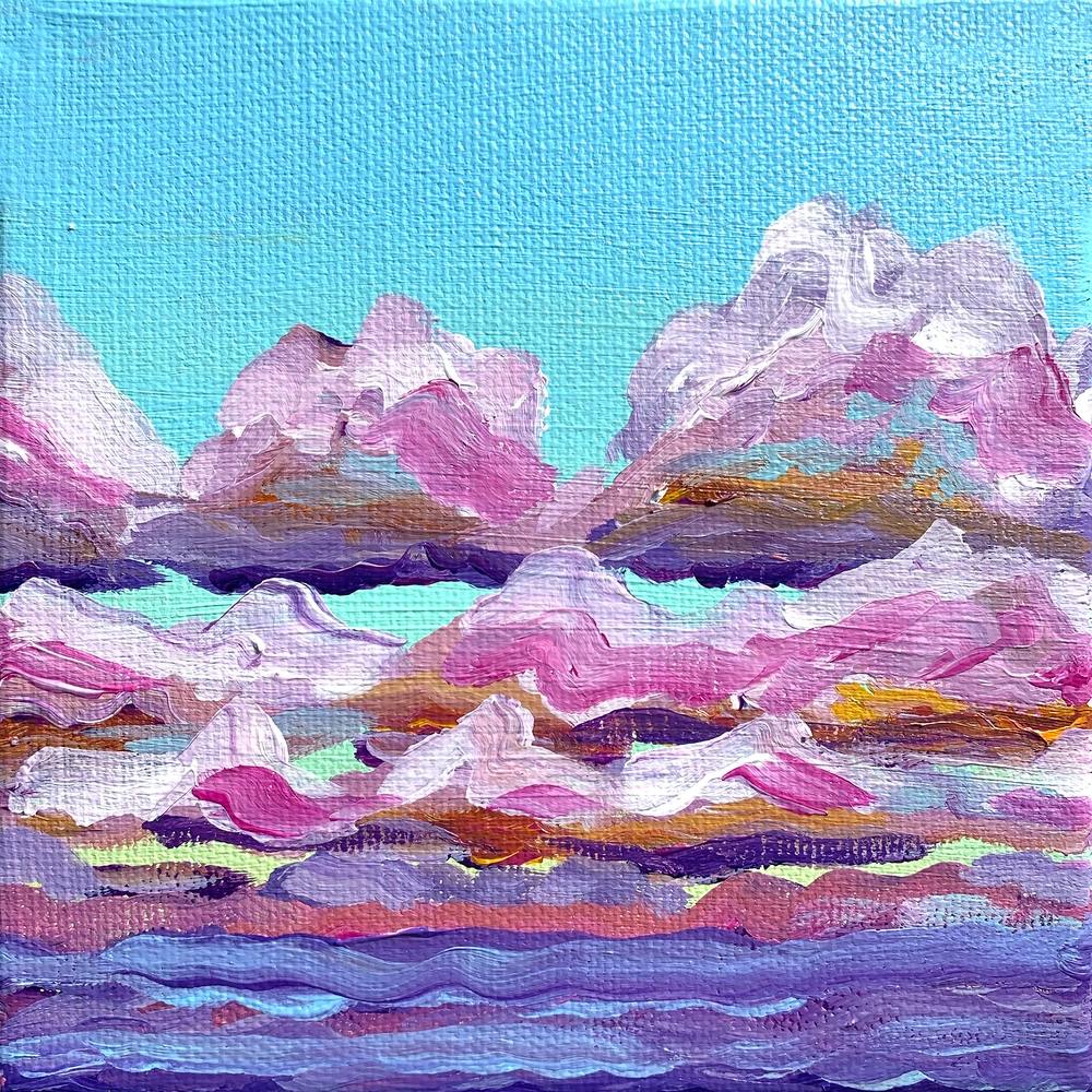 Pink Clouds Square