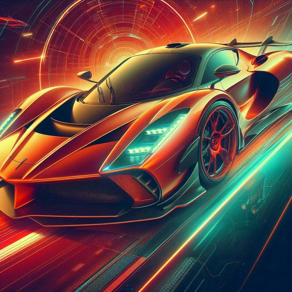 Futuristic Racing Car 46