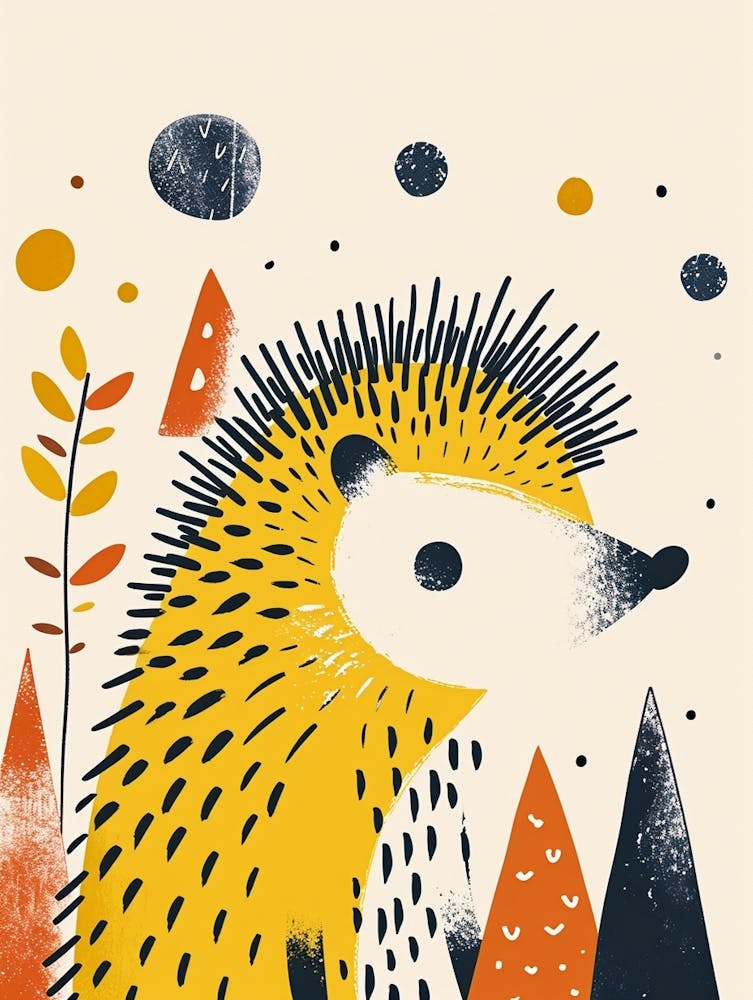Yellow Hedgehog 1