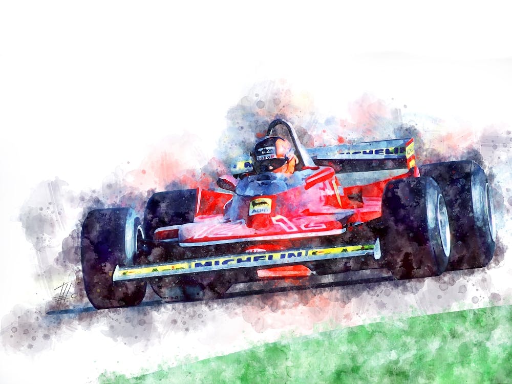 Gilles Villeneuve No 12 Formula 1