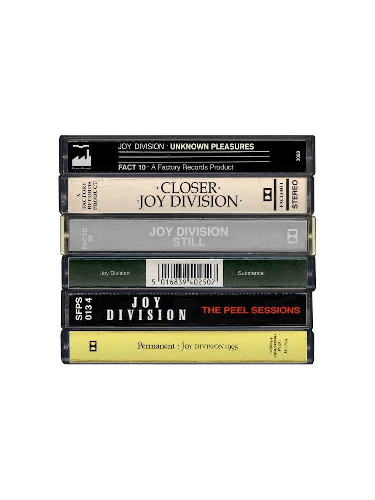 Joy Division - Music Poster - Albums on Cassette Print
