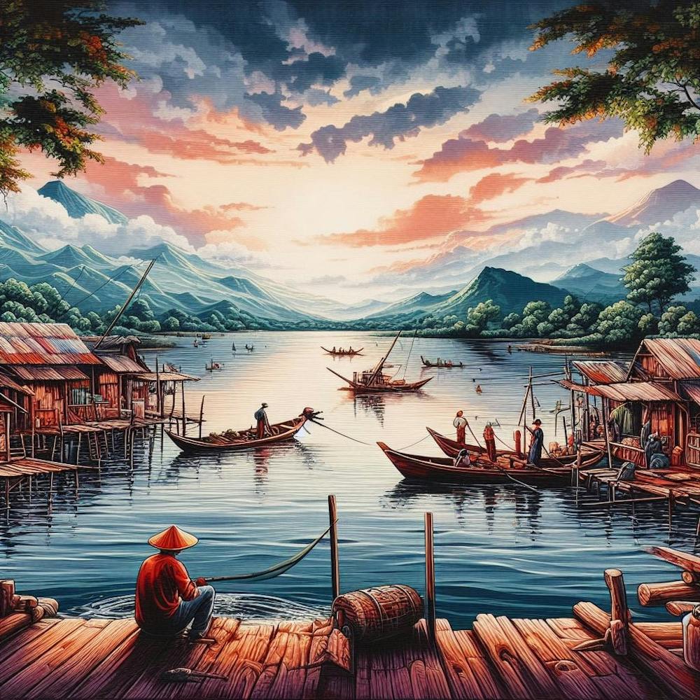 A fishing Village.
