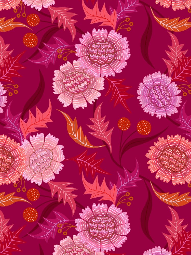 Dahlia Days - Magenta