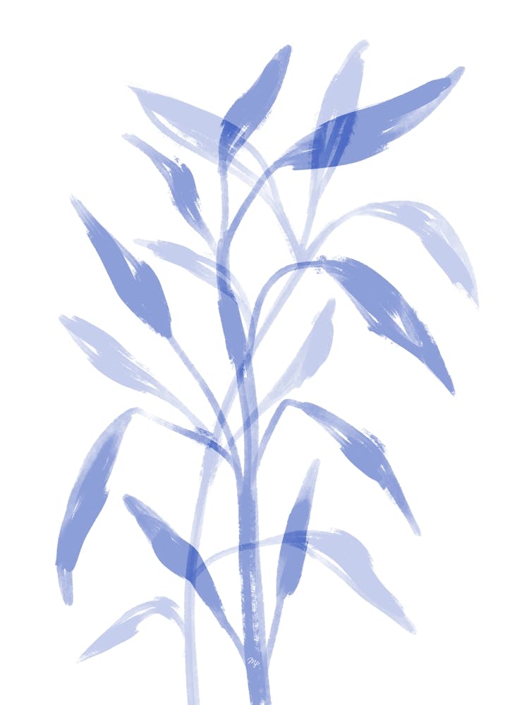 Blue Bamboo One
