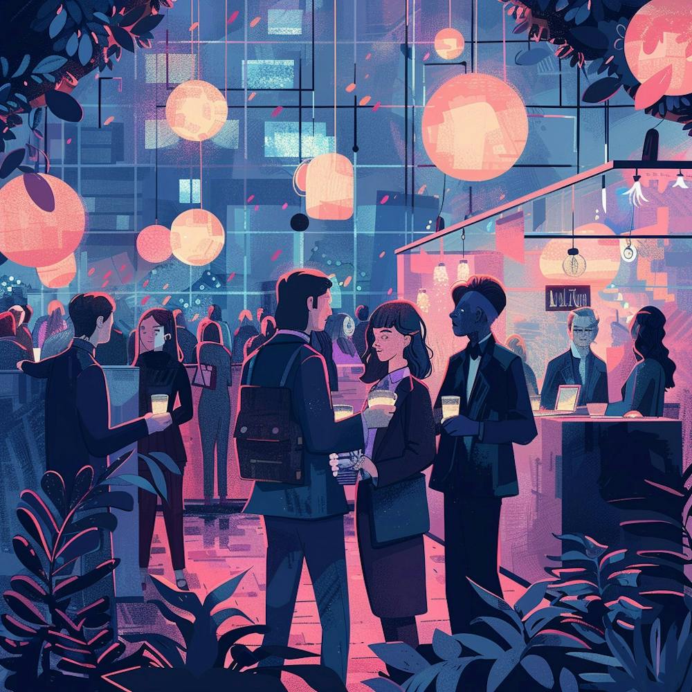 Nachtleben Illustration