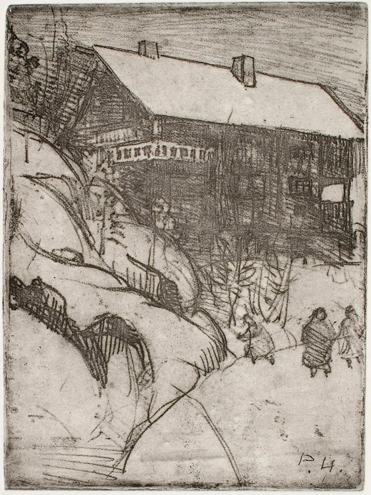 Halosenniemi In Winter (1909), Pekka Halonen