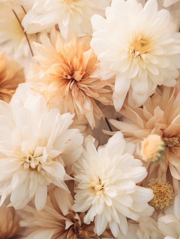 Boho Dried Flowers Zinnia 2