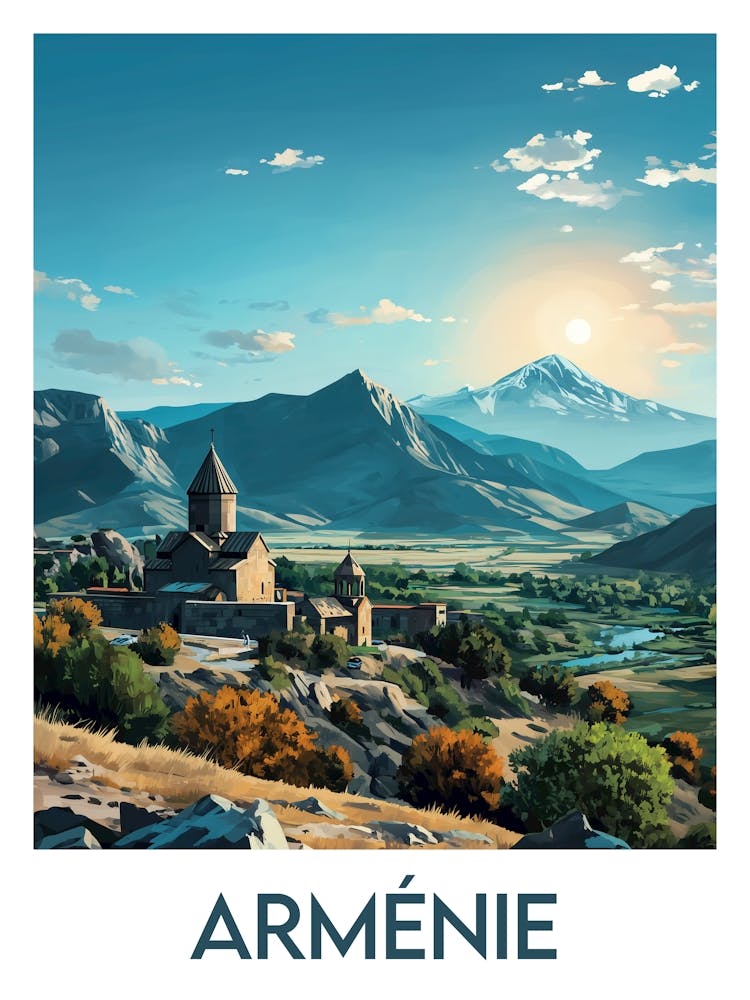 Affiche de voyage Arménie