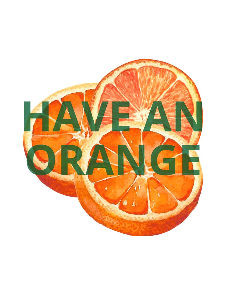 Nimm eine Orange