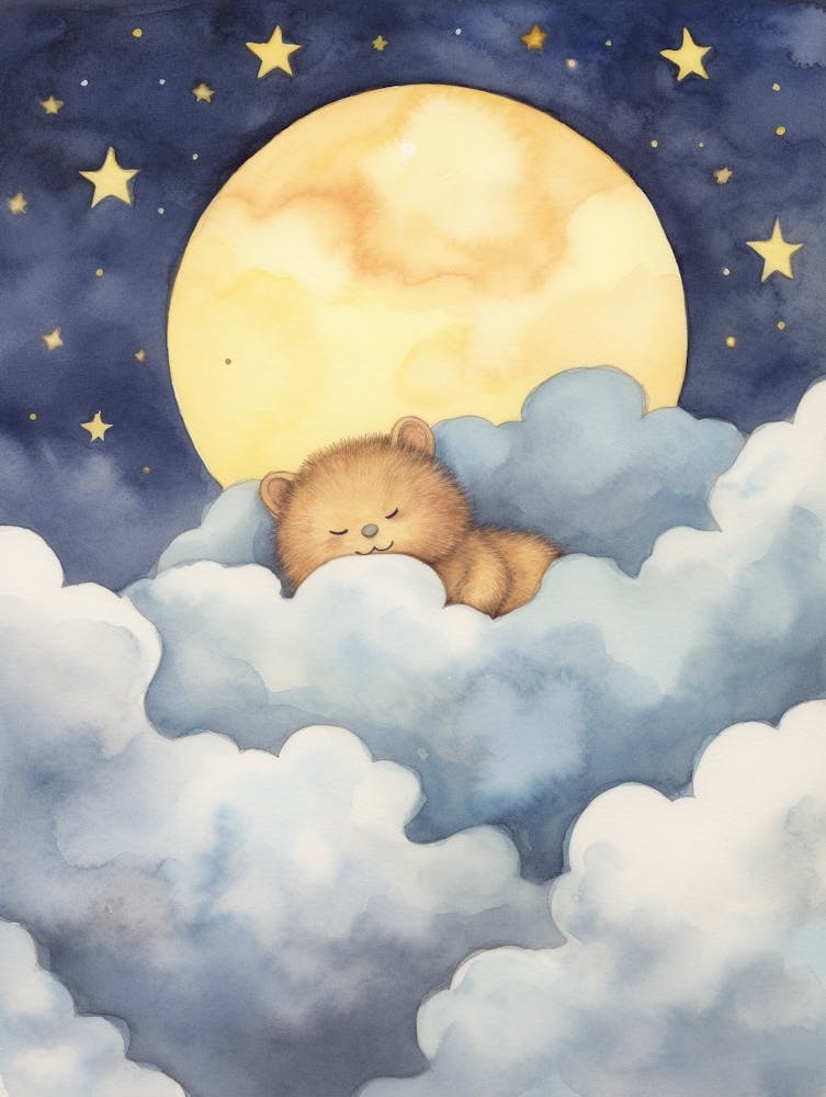 Baby Vole 1 Sleeping In The Clouds