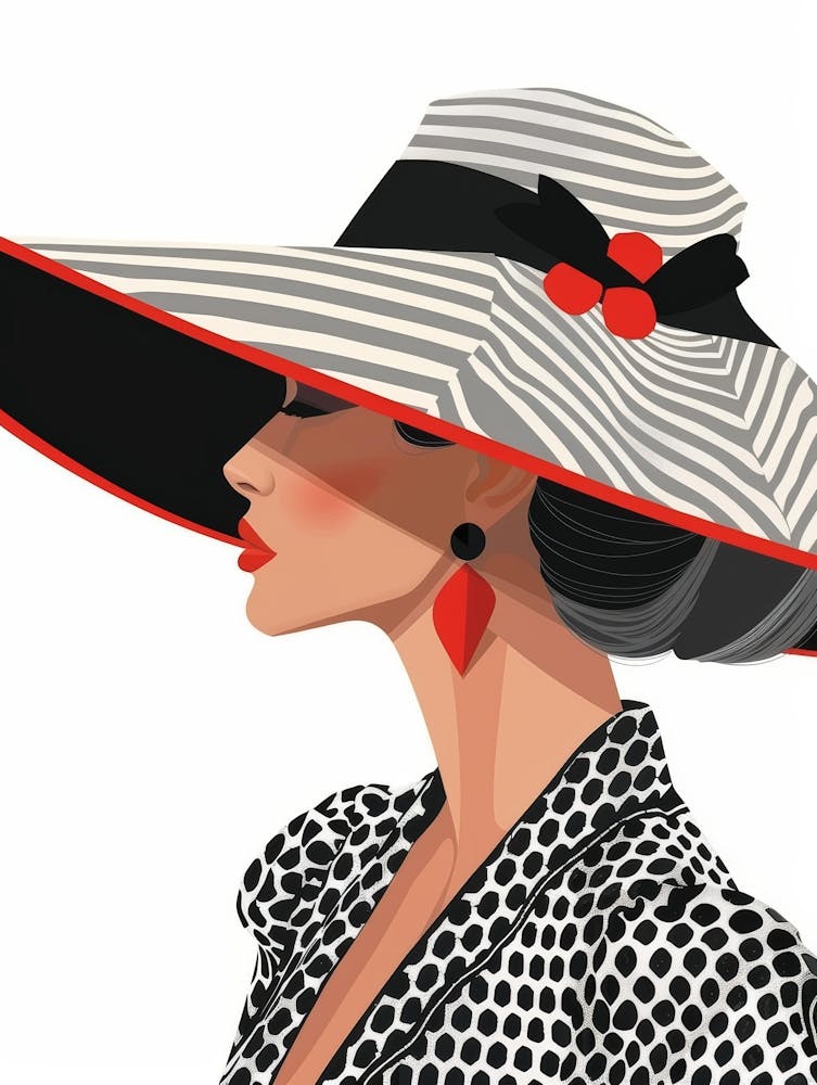 Woman In A Hat 89