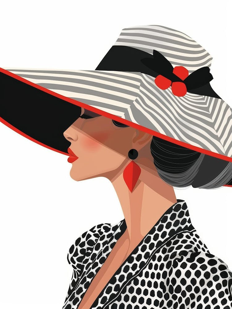 Woman In A Hat 89