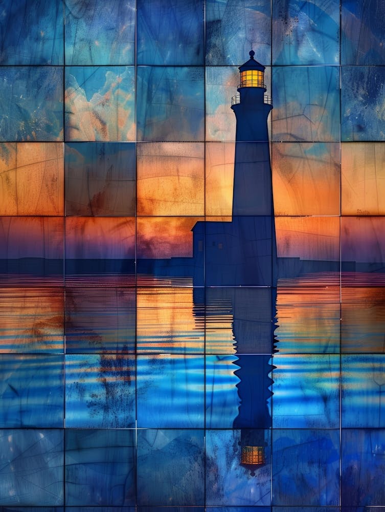 Lighthouse At Sunset 20