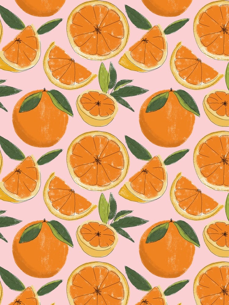Juicy Oranges Pink
