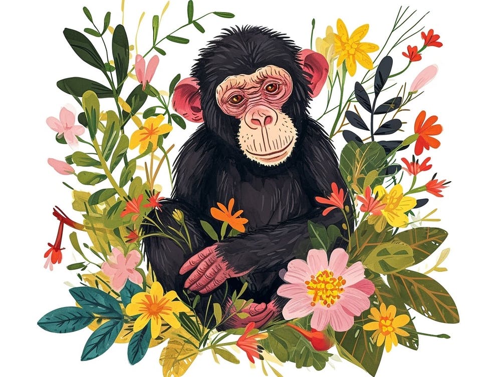 Little Floral Baboon 1