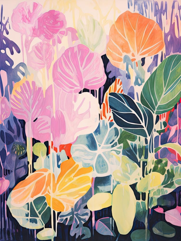 Colourful Botanical Risograph Style 40