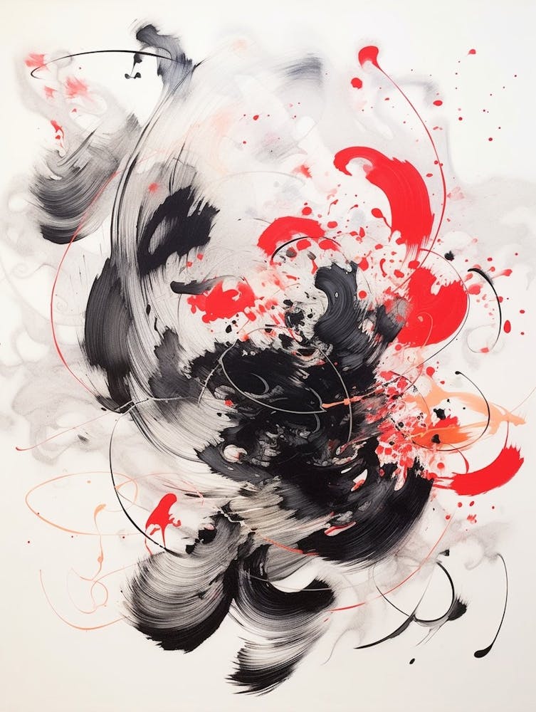 Japanese Calligraphy Illustration 5